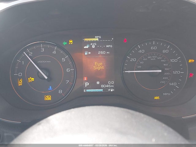 44464007 :رقم المزاد ، JF2GTAECXNH224238 vin ، 2022 Subaru Crosstrek Premium مزاد بيع