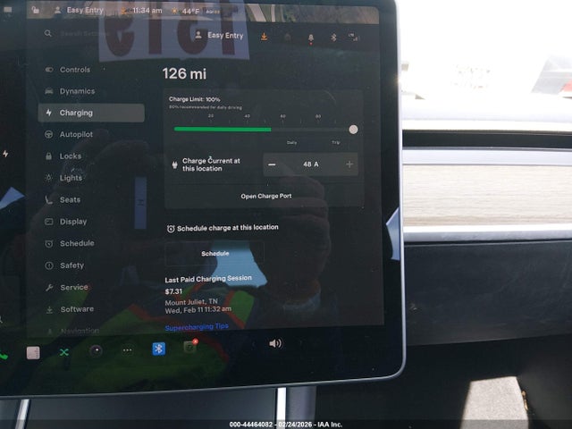 2018 Tesla Model 3 Long Range/performance მანქანა იყიდება აუქციონზე, vin: 5YJ3E1EB4JF084387, აუქციონის ნომერი: 44464082