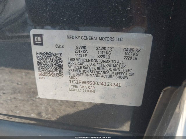 2018 CHEVROLET BOLT EV 1G1FW6S00J4133241 Photo 8