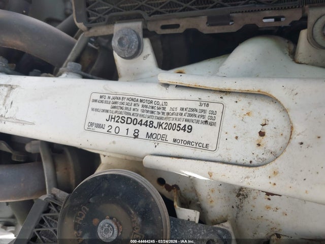 JH2SD0448JK200549 Honda Crf1000 A2