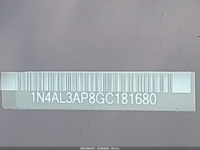 1N4AL3AP8GC181680 Nissan Altima 2.5 S
