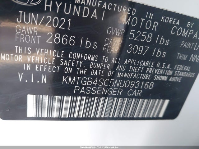 2022 GENESIS G80 KMTGB4SC5NU093168 Photo 8