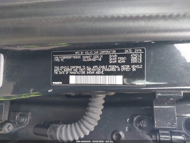 Volvo V60 T5 Premier 2015 YV126MEB0F1193000 Image 9