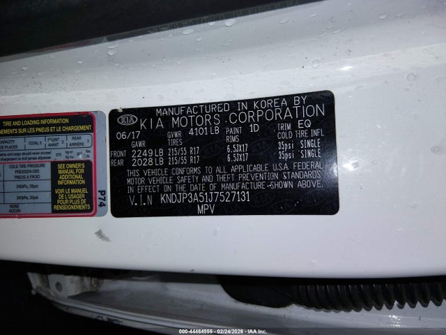 KNDJP3A51J7527131 KIA SOUL +