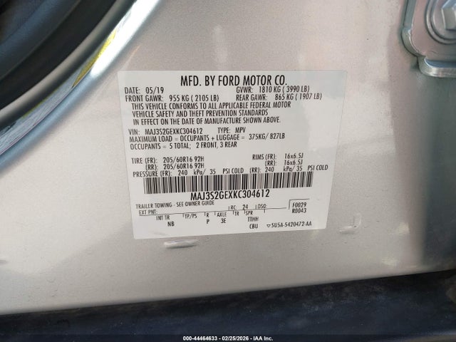 Ford Ecosport Se 2019 MAJ3S2GEXKC304612 Image 9