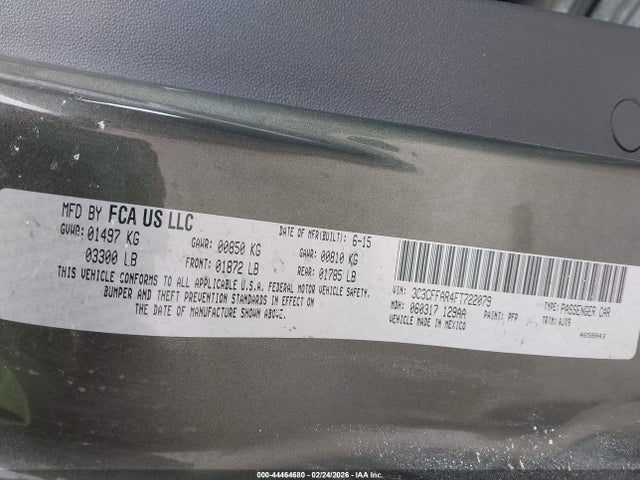 2015 FIAT 500 3C3CFFAR4FT722079 Photo 8