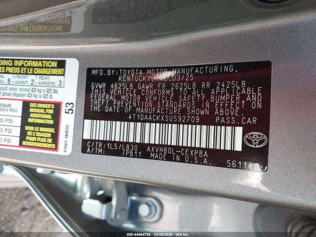 Toyota CAMRY XSE 2025 4T1DAACKXSU592709 Image 9