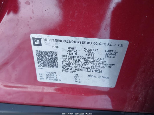 2020 GMC TERRAIN 3GKALVEV6LL218226 Photo 8