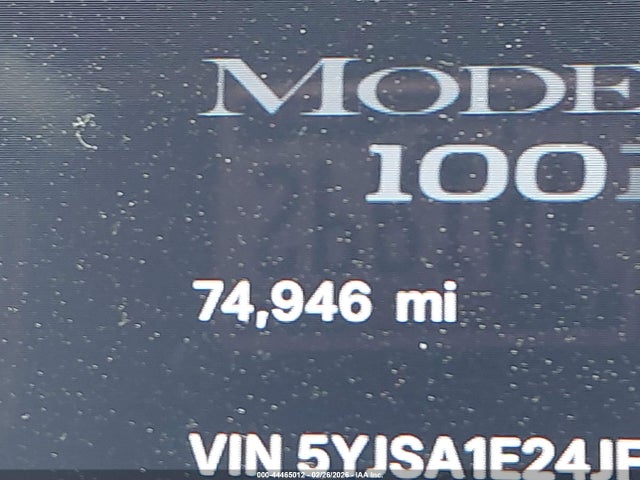 Продаж на аукціоні авто 2018 Tesla Model S 100d/75d/p100d, vin: 5YJSA1E24JF293426, номер лоту: 44465012