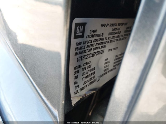 Продаж на аукціоні авто 2006 Gmc Sierra 2500hd Slt, vin: 1GTHC23DX6F200426, номер лоту: 44465206