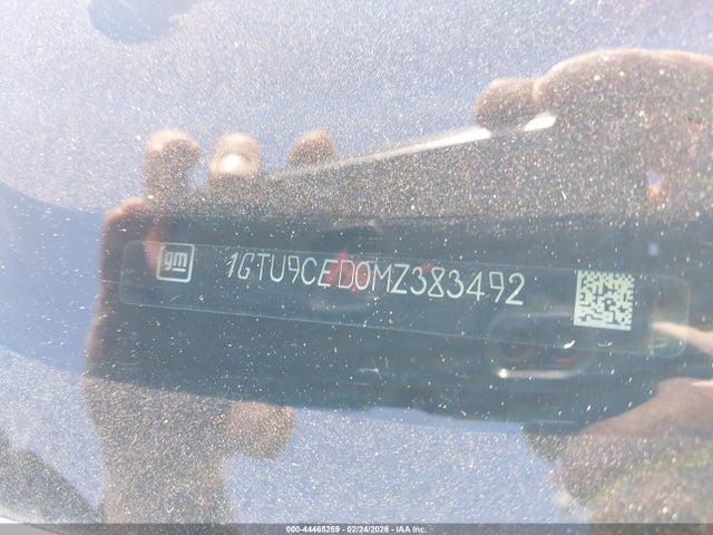 44465259 :رقم المزاد ، 1GTU9CED0MZ383492 vin ، 2021 Gmc Sierra 1500 4wd  Short Box Elevation مزاد بيع
