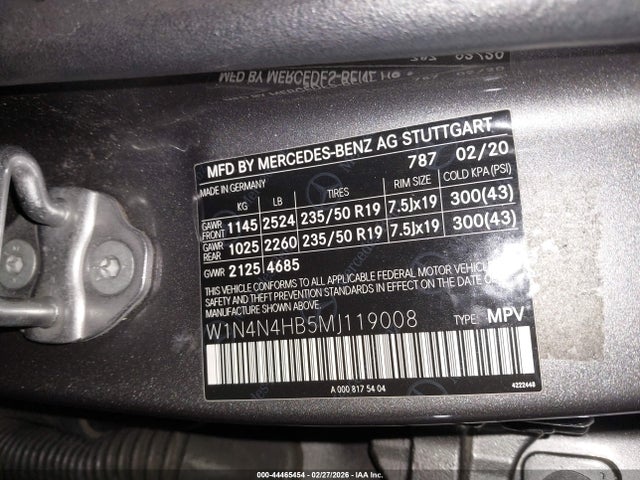 2021 MERCEDES-BENZ GLA 250 W1N4N4HB5MJ119008 Photo 8