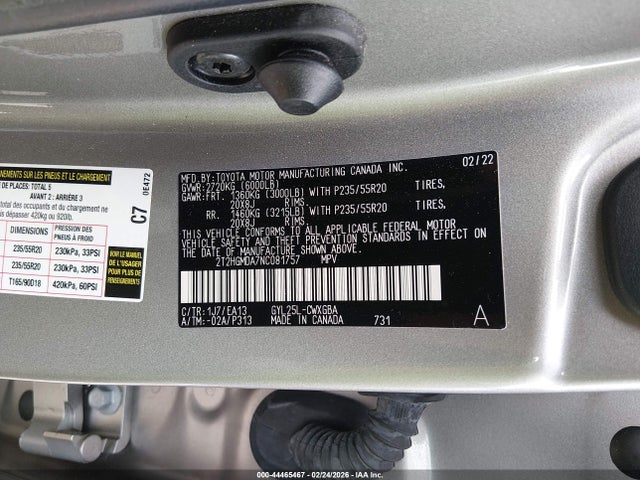 Продажа на аукционе авто 2022 Lexus Rx 450h, vin: 2T2HGMDA7NC081757, номер лота: 44465467