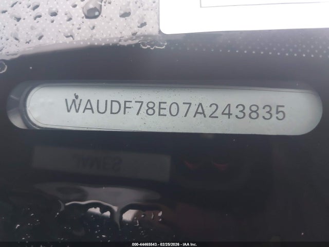 2007 AUDI A4 WAUDF78E07A243835 Photo 8