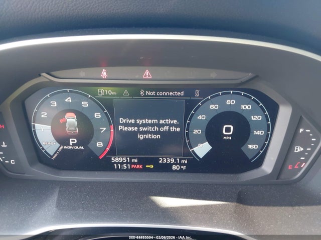 Продажа на аукционе авто 2023 Audi Q3 Premium 45 Tfsi S Line Quattro Tiptronic, vin: WA1DECF39P1139807, номер лота: 44465594