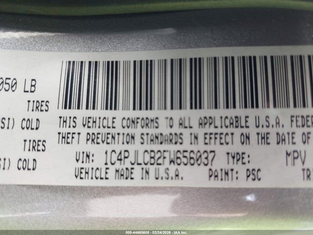 2015 JEEP CHEROKEE 1C4PJLCB2FW656037 Photo 8