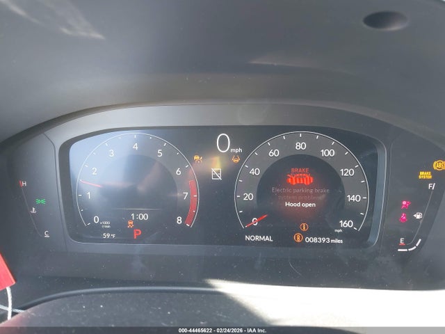 44465622 :رقم المزاد ، 19UDE4H69SA017185 vin ، 2025 Acura Integra A-spec Technology مزاد بيع