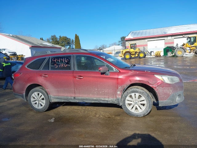 2015 Subaru Outback 2.5i Premium მანქანა იყიდება აუქციონზე, vin: 4S4BSACC1F3237727, აუქციონის ნომერი: 44465786