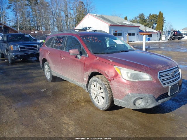 2015 Subaru Outback 2.5i Premium მანქანა იყიდება აუქციონზე, vin: 4S4BSACC1F3237727, აუქციონის ნომერი: 44465786