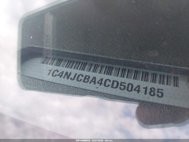 44466016 :رقم المزاد ، 1C4NJCBA4CD504185 vin ، 2012 Jeep Compass Sport مزاد بيع