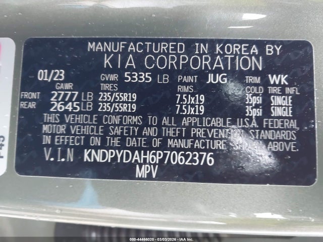 2023 KIA SPORTAGE PLUG-IN HYBRID KNDPYDAH6P7062376 Photo 8