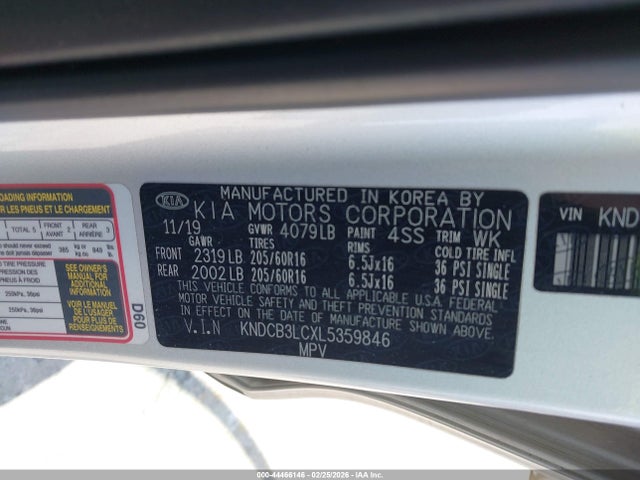 2020 KIA NIRO KNDCB3LCXL5359846 Photo 8