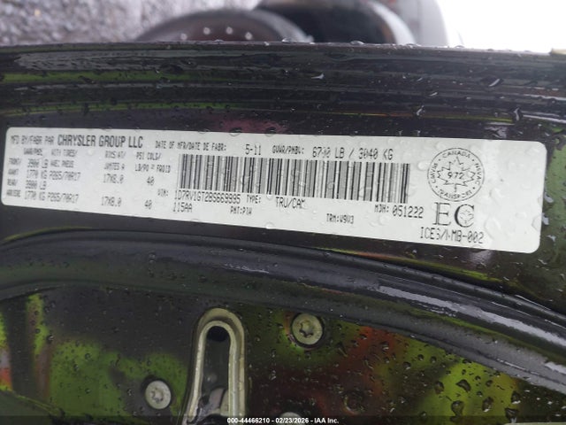 2011 Ram Ram 1500 St მანქანა იყიდება აუქციონზე, vin: 1D7RV1GT2BS669995, აუქციონის ნომერი: 44466210