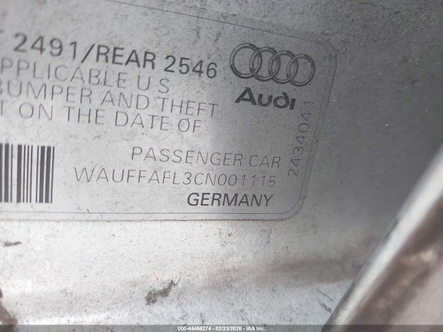 2012 AUDI A4 WAUFFAFL3CN001115 Photo 8