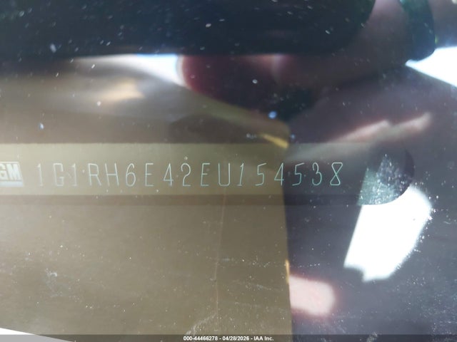 1G1RH6E42EU154538 Chevrolet Volt