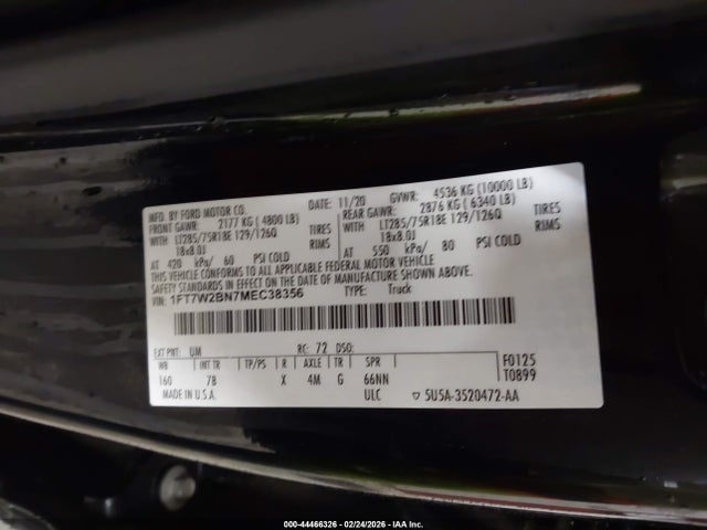 Ford F-250 Platinum 2021 1FT7W2BN7MEC38356 Image 9