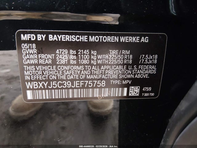 2018 BMW X2 WBXYJ5C39JEF75758 Photo 8