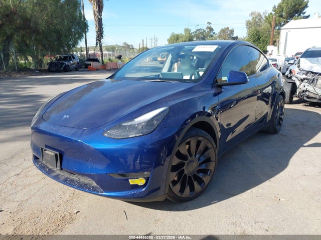 2022 TESLA MODEL Y 7SAYGDEF5NF392164 Photo 1