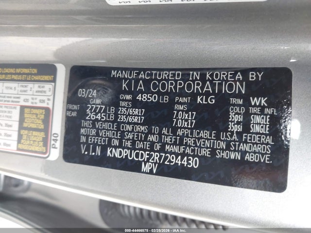 2024 KIA SPORTAGE KNDPUCDF2R7294430 Photo 8