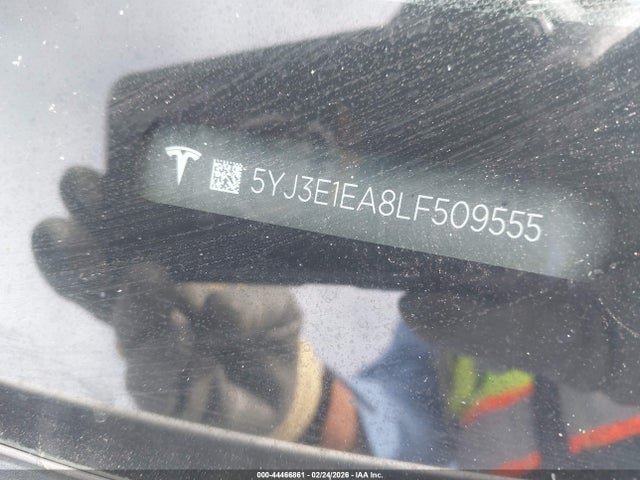 Auction sale of the 2020 Tesla Model 3, vin: 5YJ3E1EA8LF509555, lot number: 44466861