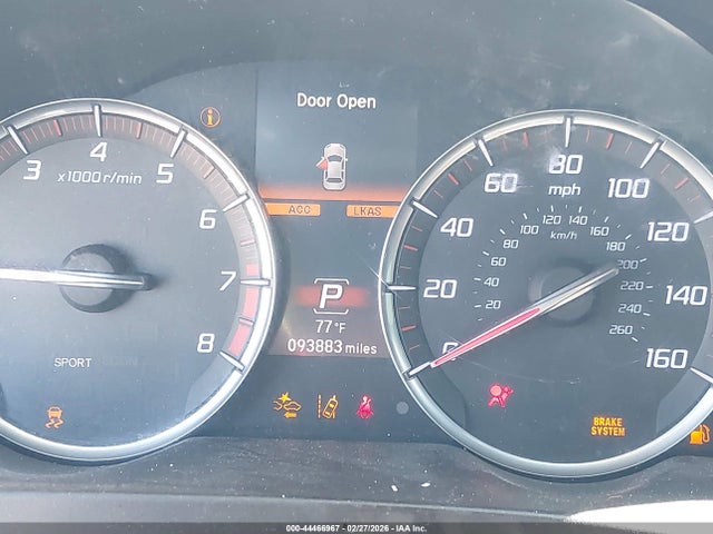 19UUB3F63KA007029 Acura Tlx Tech A-spec Pkgs