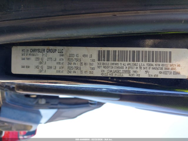 2012 JEEP WRANGLER 1C4AJWAG8CL228556 Photo 8