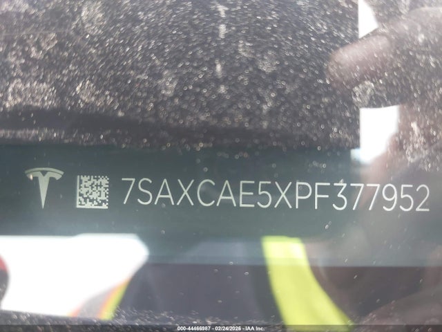 44466987 :رقم المزاد ، 7SAXCAE5XPF377952 vin ، 2023 Tesla Model X Dual Motor All-wheel Drive/standard Range مزاد بيع