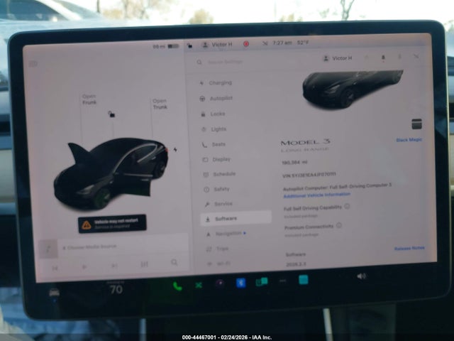 Aukcja sprzedaży 2018 Tesla Model 3 Long Range/mid Range, vin: 5YJ3E1EA4JF070111, numer aukcji: 44467001