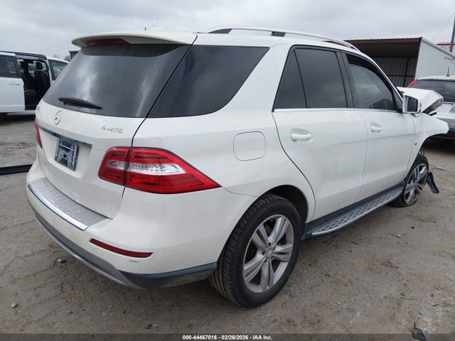 Продаж на аукціоні авто 2012 Mercedes-benz Ml 350 4matic, vin: 4JGDA5HB4CA062075, номер лоту: 44467016