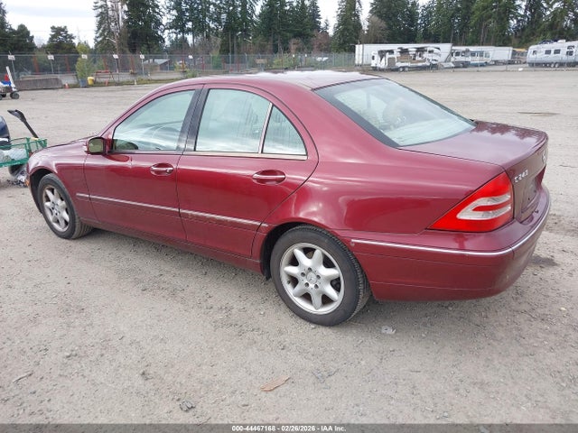 2004 MERCEDES-BENZ C 240 WDBRF61J44A638881 Photo 2