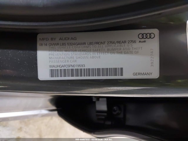 WAUHGAFC5FN019593 Audi A6 3.0t Premium Plus