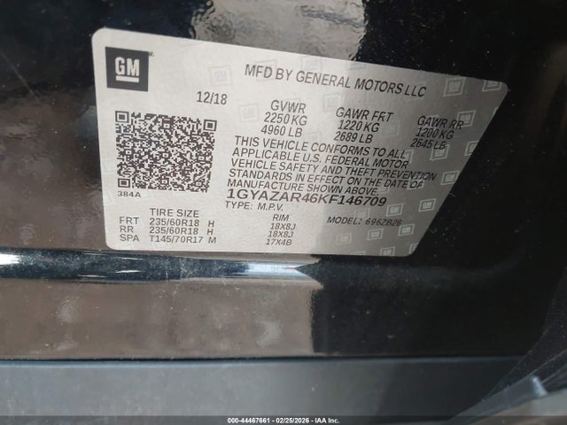 2019 CADILLAC XT4 1GYAZAR46KF146709 Photo 8