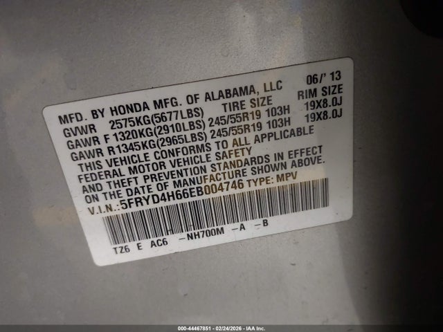 2014 ACURA MDX 5FRYD4H66EB004746 Photo 8