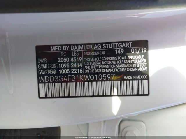 2019 MERCEDES-BENZ A 220 WDD3G4FB1KW010597 Photo 8