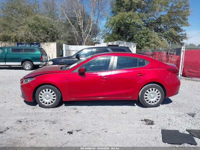 44468130 :رقم المزاد ، JM1BM1T79G1336472 vin ، 2016 Mazda Mazda3 I Sport مزاد بيع