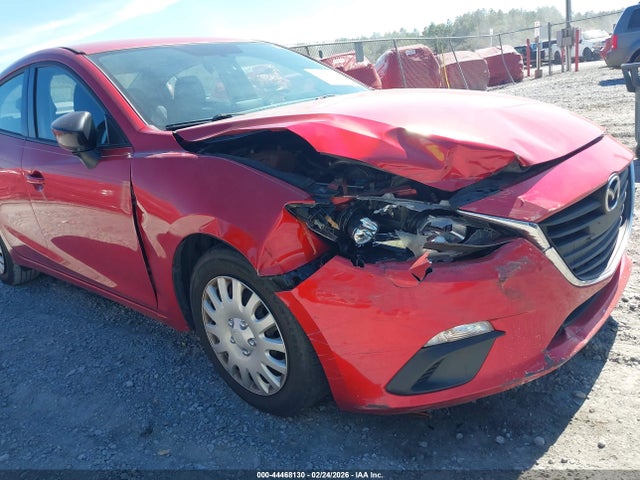 44468130 :رقم المزاد ، JM1BM1T79G1336472 vin ، 2016 Mazda Mazda3 I Sport مزاد بيع