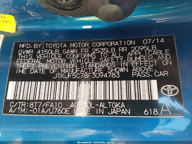 Scion TC 2015 JTKJF5C78F3094783 Image 9