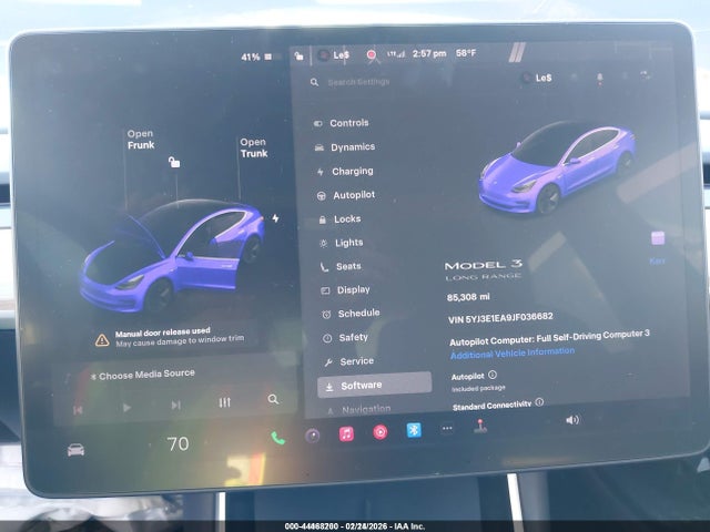 2018 TESLA MODEL 3 5YJ3E1EA9JF036682 Photo 6