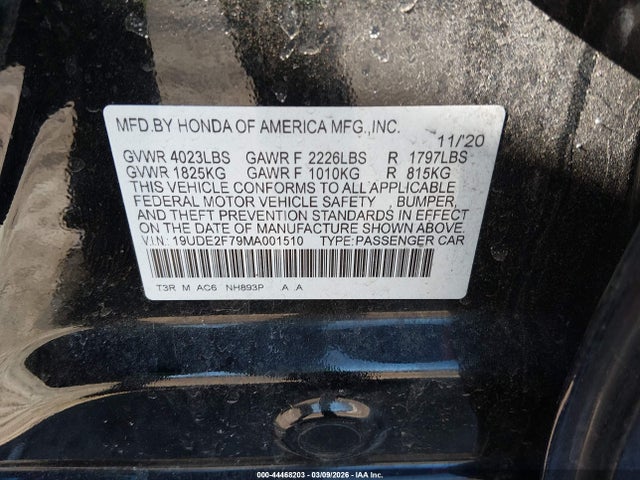 2021 ACURA ILX 19UDE2F79MA001510 Photo 8