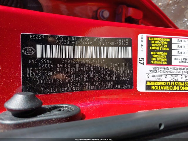 4T1F11BK3RU124647 Toyota CAMRY XLE